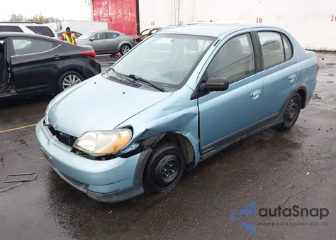 2002 Toyota Echo z USA, uszkodzony, nr VIN JTDBT183920218428